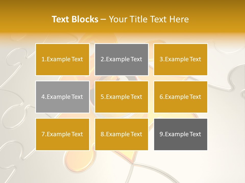 Reflexion Part Solves PowerPoint Template