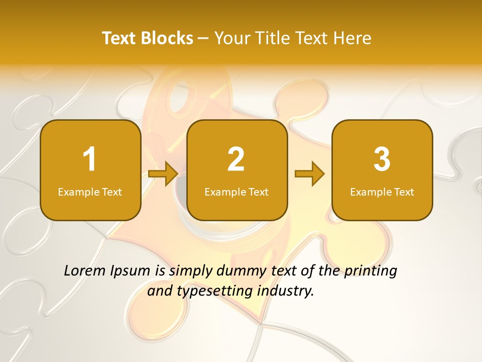 Reflexion Part Solves PowerPoint Template