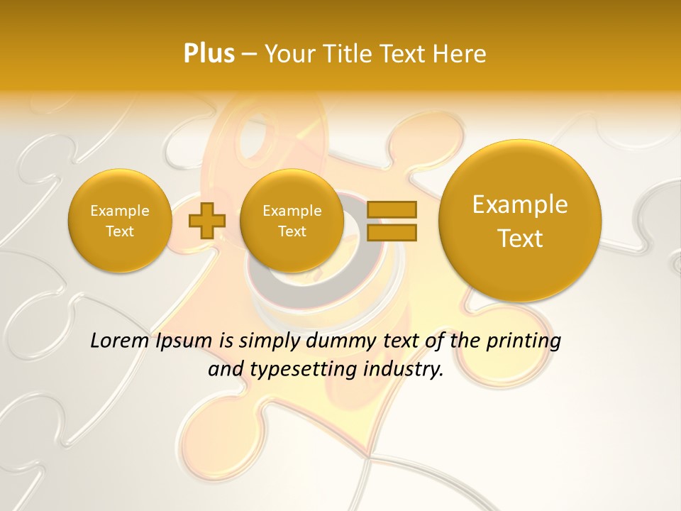 Reflexion Part Solves PowerPoint Template