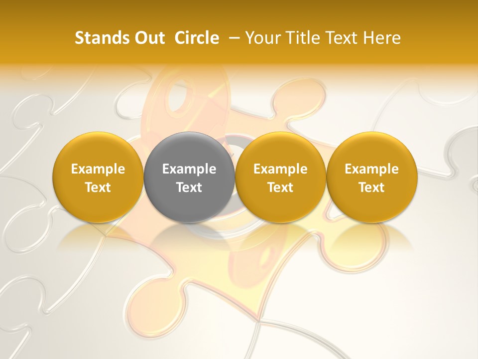 Reflexion Part Solves PowerPoint Template