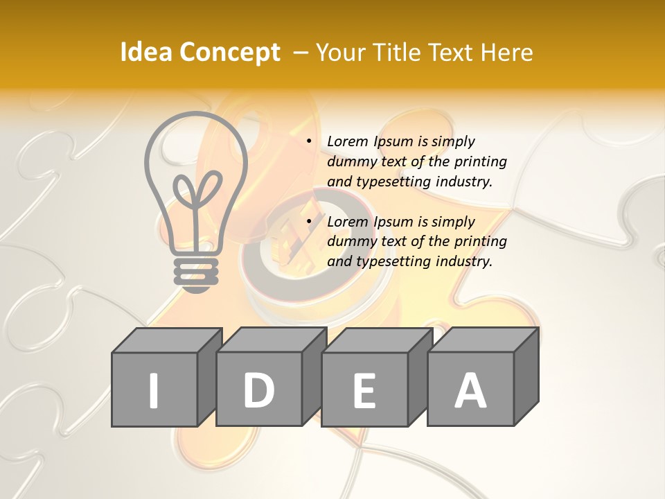 Reflexion Part Solves PowerPoint Template