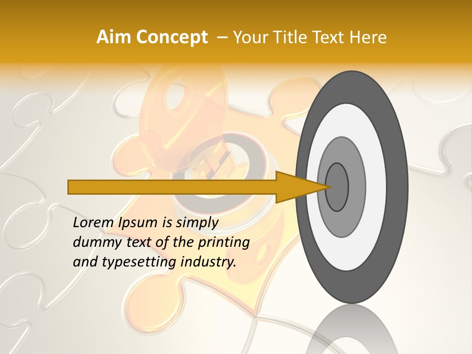 Reflexion Part Solves PowerPoint Template