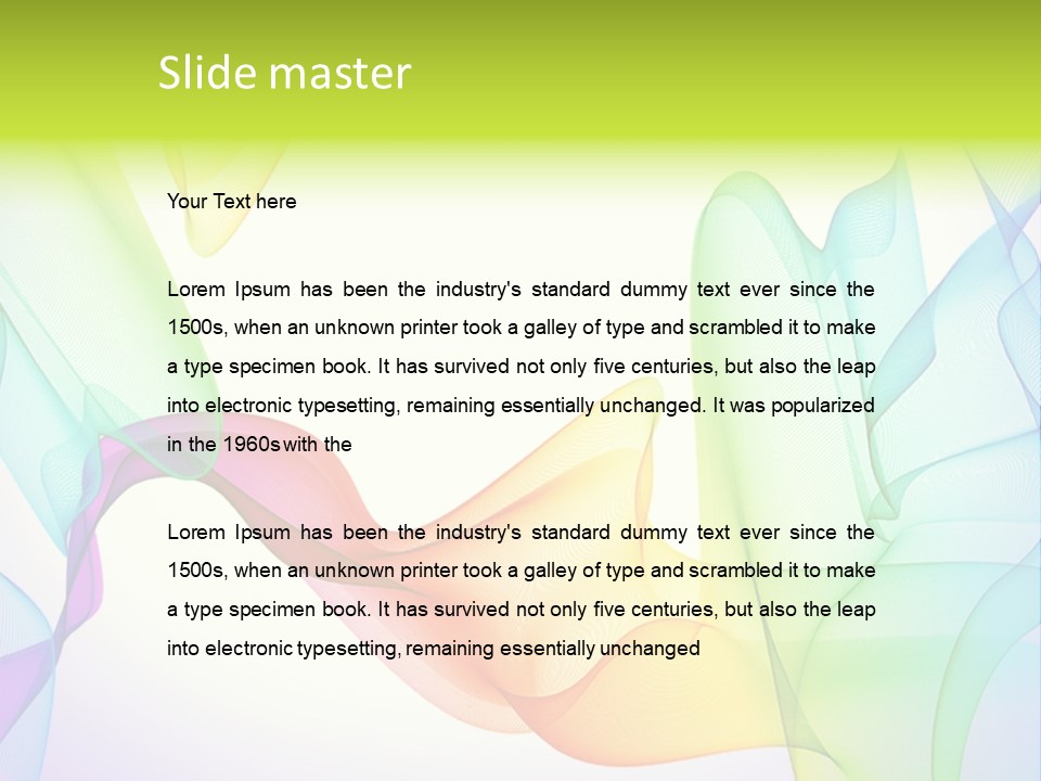 Abstraction Fade Modern PowerPoint Template