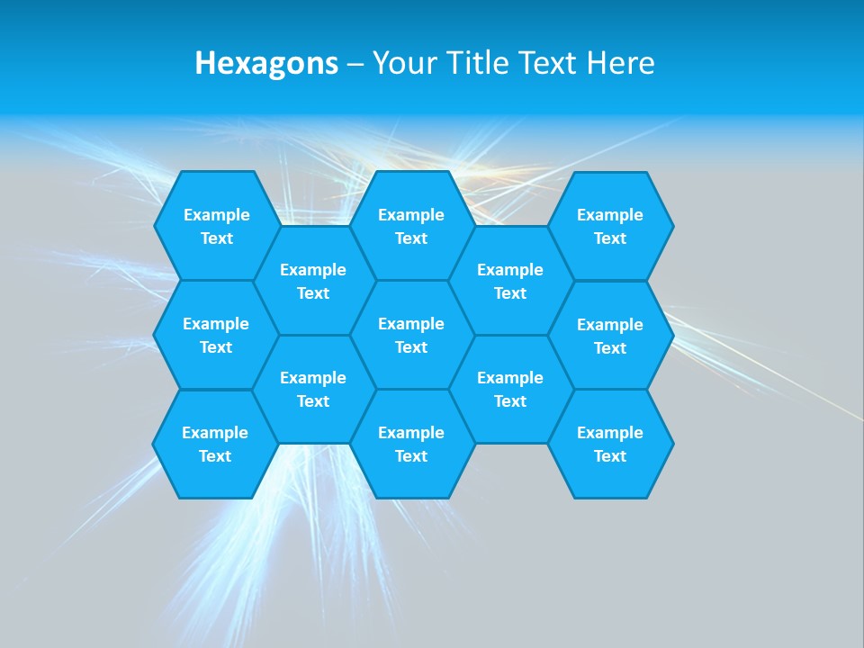 Neon Bright Lines PowerPoint Template