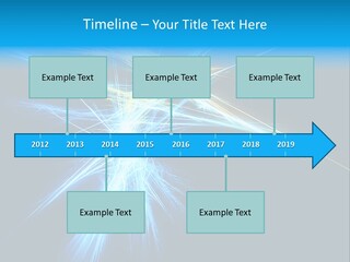 Neon Bright Lines PowerPoint Template