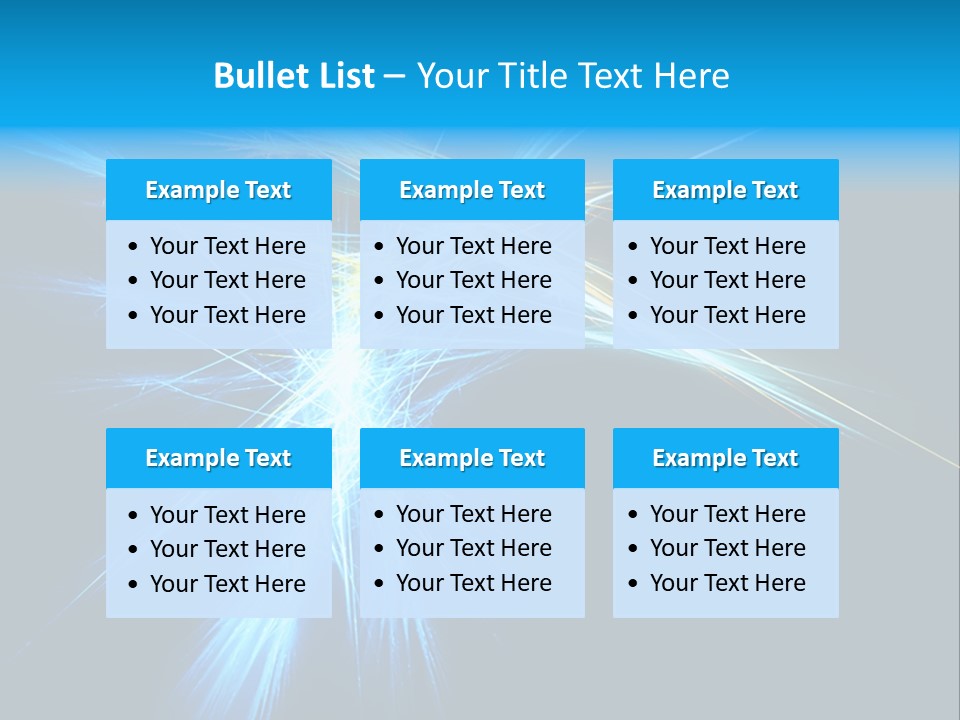 Neon Bright Lines PowerPoint Template