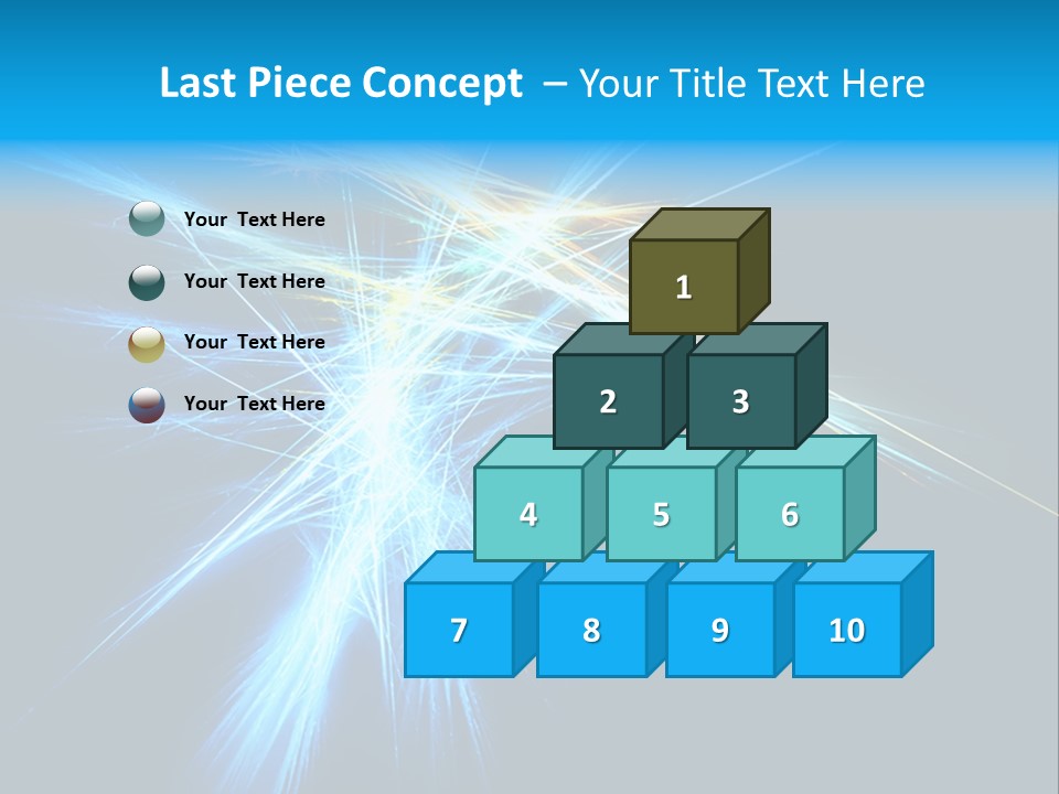 Neon Bright Lines PowerPoint Template