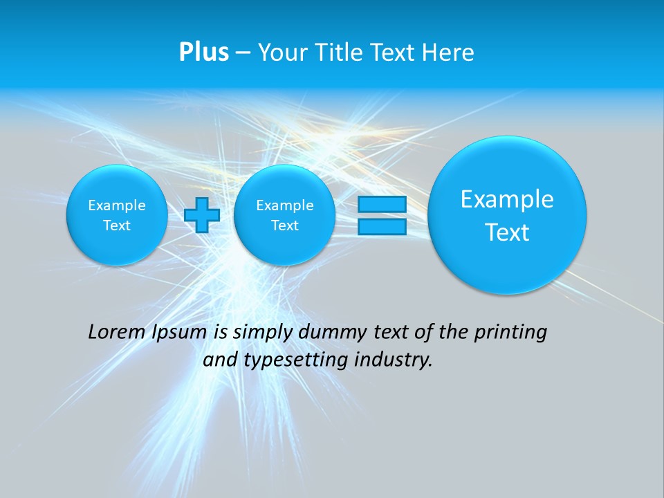 Neon Bright Lines PowerPoint Template