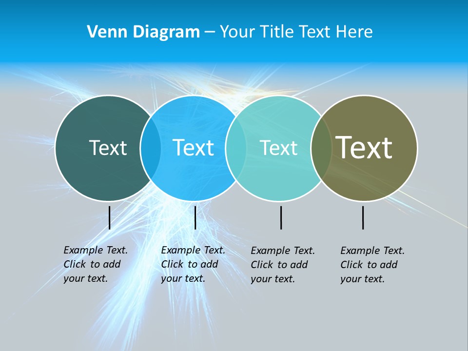 Neon Bright Lines PowerPoint Template
