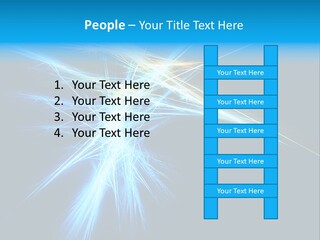Neon Bright Lines PowerPoint Template