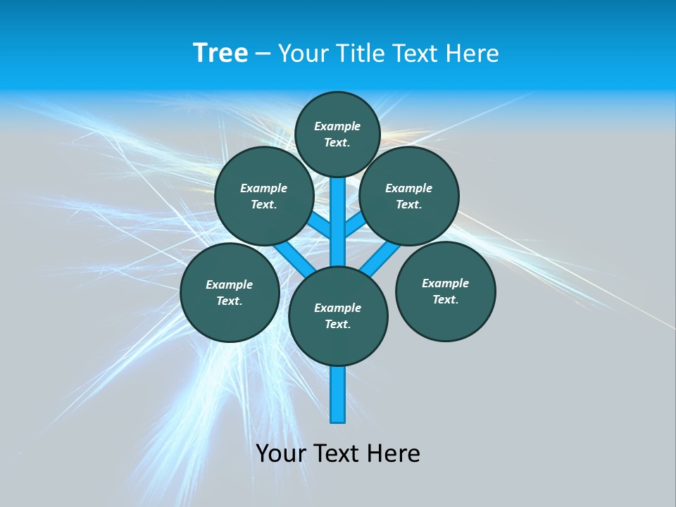 Neon Bright Lines PowerPoint Template
