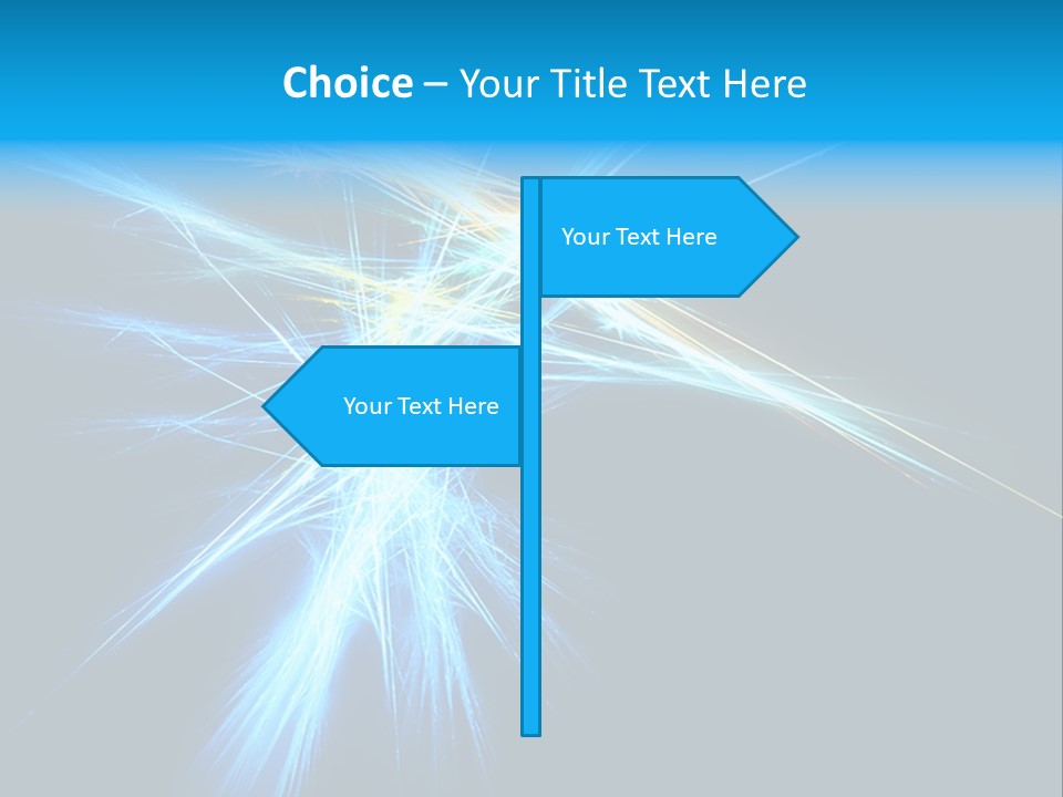 Neon Bright Lines PowerPoint Template
