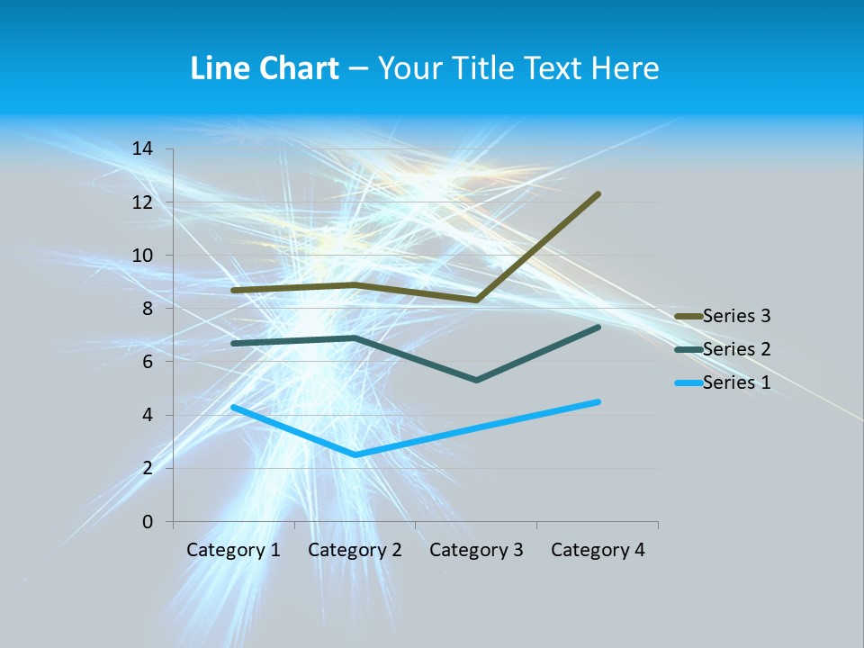 Neon Bright Lines PowerPoint Template