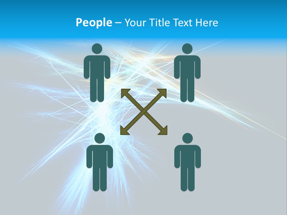 Neon Bright Lines PowerPoint Template