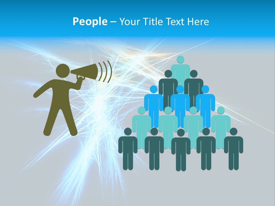 Neon Bright Lines PowerPoint Template