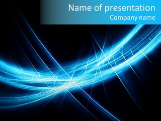 Futuristic Art Fractal PowerPoint Template