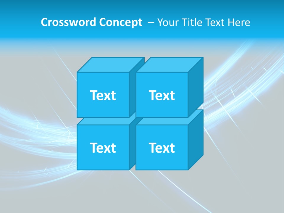 Futuristic Art Fractal PowerPoint Template