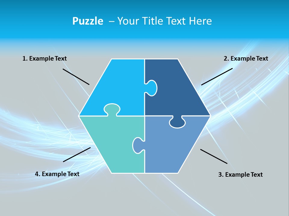Futuristic Art Fractal PowerPoint Template
