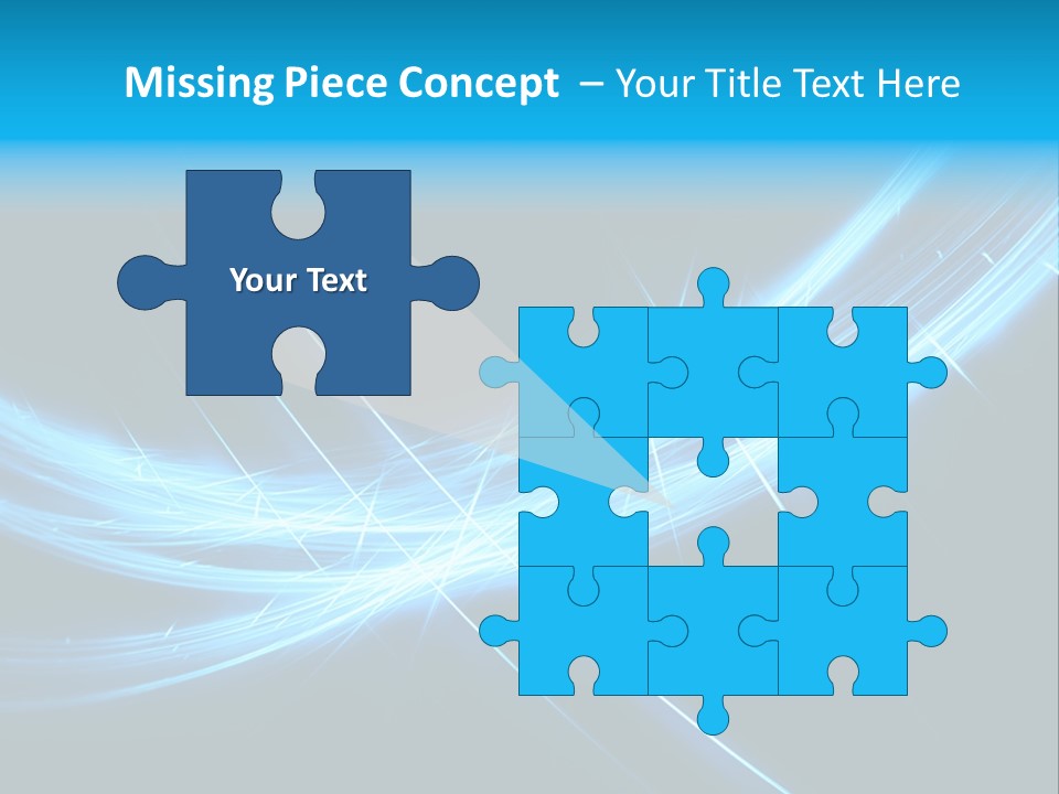 Futuristic Art Fractal PowerPoint Template