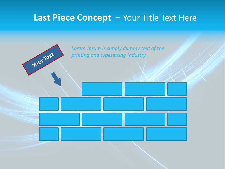 Futuristic Art Fractal PowerPoint Template