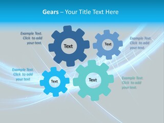 Futuristic Art Fractal PowerPoint Template