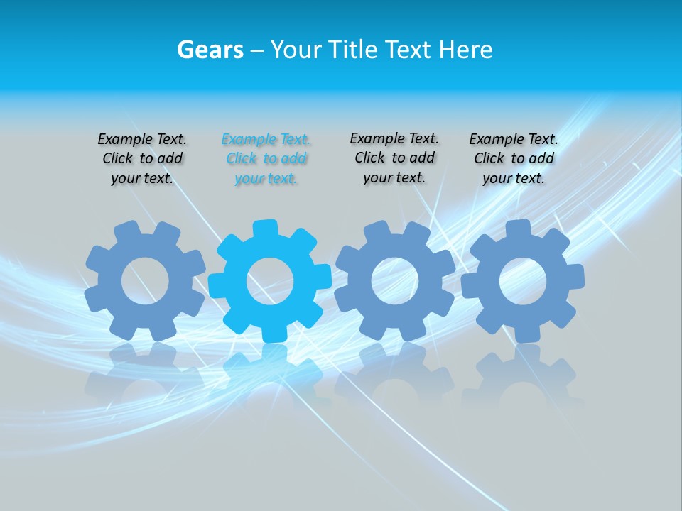Futuristic Art Fractal PowerPoint Template