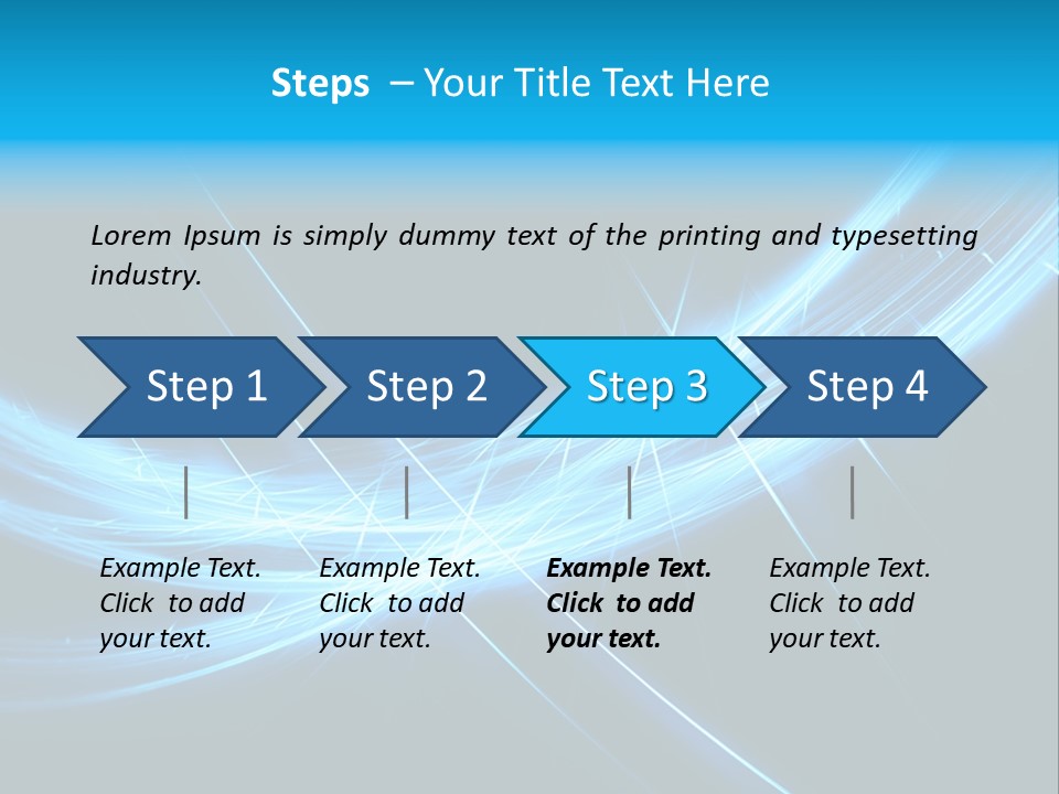 Futuristic Art Fractal PowerPoint Template