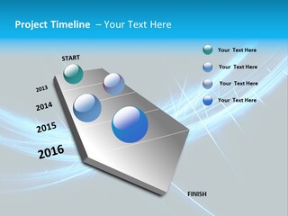 Futuristic Art Fractal PowerPoint Template