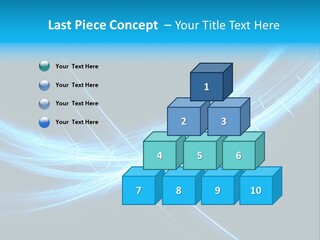 Futuristic Art Fractal PowerPoint Template