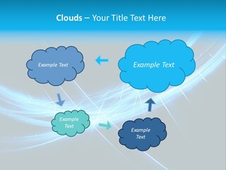 Futuristic Art Fractal PowerPoint Template