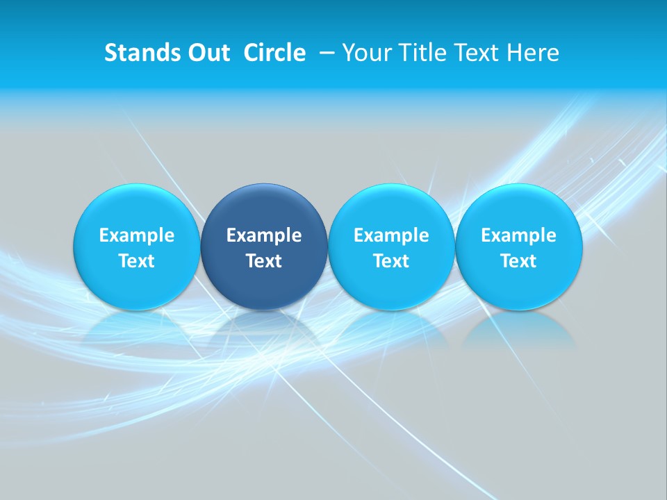 Futuristic Art Fractal PowerPoint Template