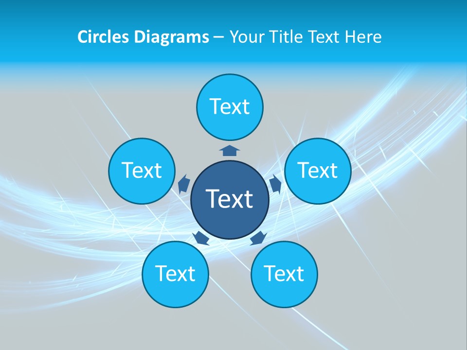 Futuristic Art Fractal PowerPoint Template