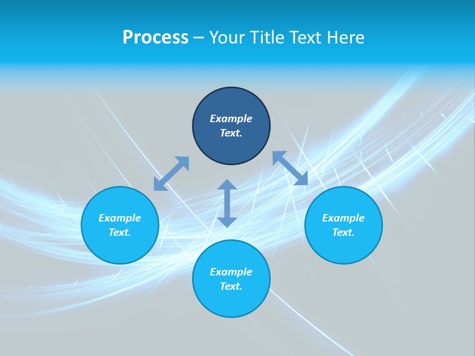 Futuristic Art Fractal PowerPoint Template