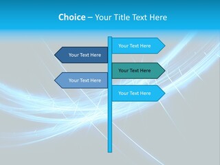 Futuristic Art Fractal PowerPoint Template