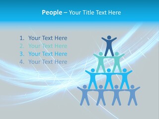 Futuristic Art Fractal PowerPoint Template