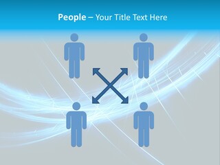 Futuristic Art Fractal PowerPoint Template
