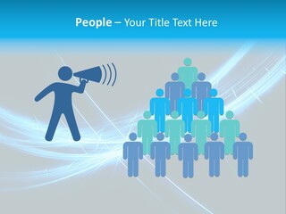 Futuristic Art Fractal PowerPoint Template