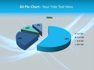 Futuristic Art Fractal PowerPoint Template