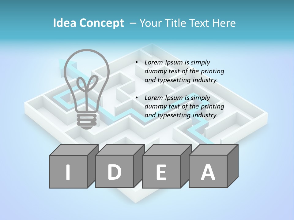 Game Strategy Idea PowerPoint Template