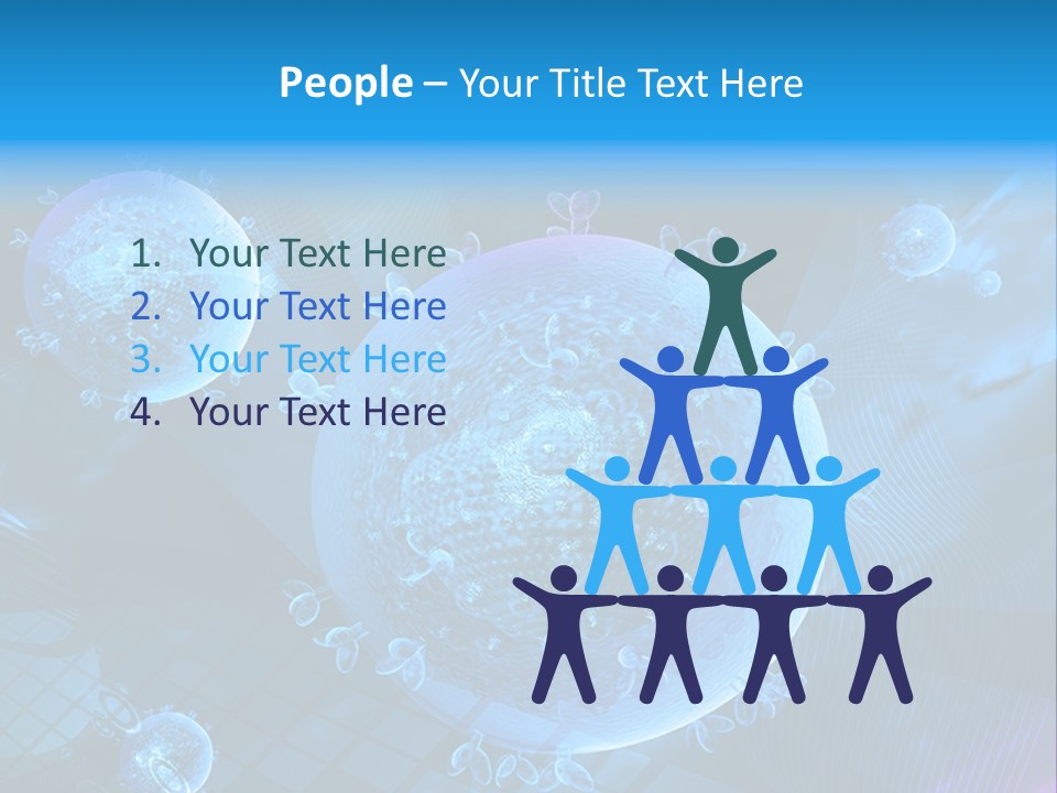 Per On Figure Office PowerPoint Template