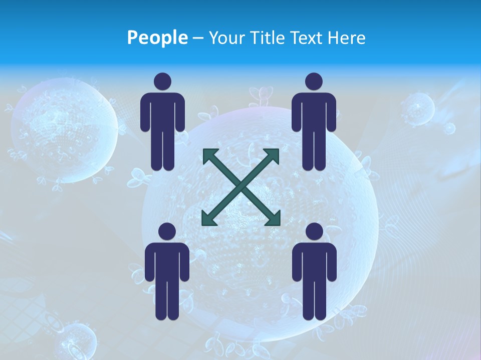 Per On Figure Office PowerPoint Template