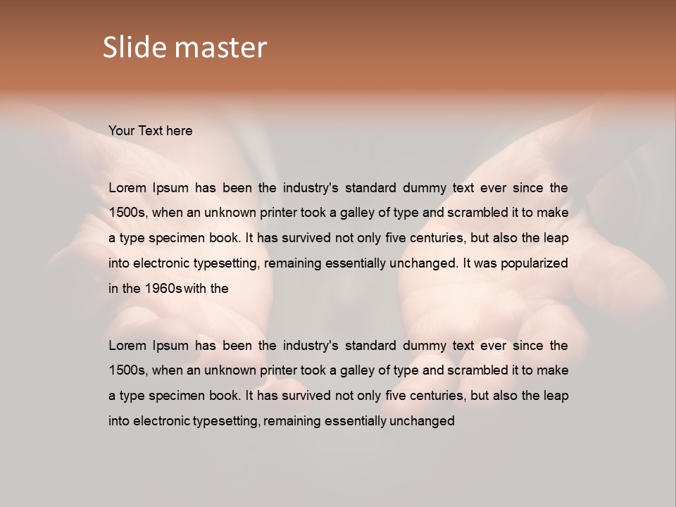 Poverty Homelessness Black PowerPoint Template