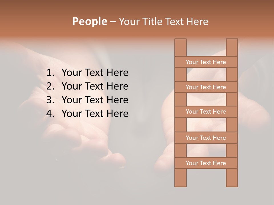 Poverty Homelessness Black PowerPoint Template