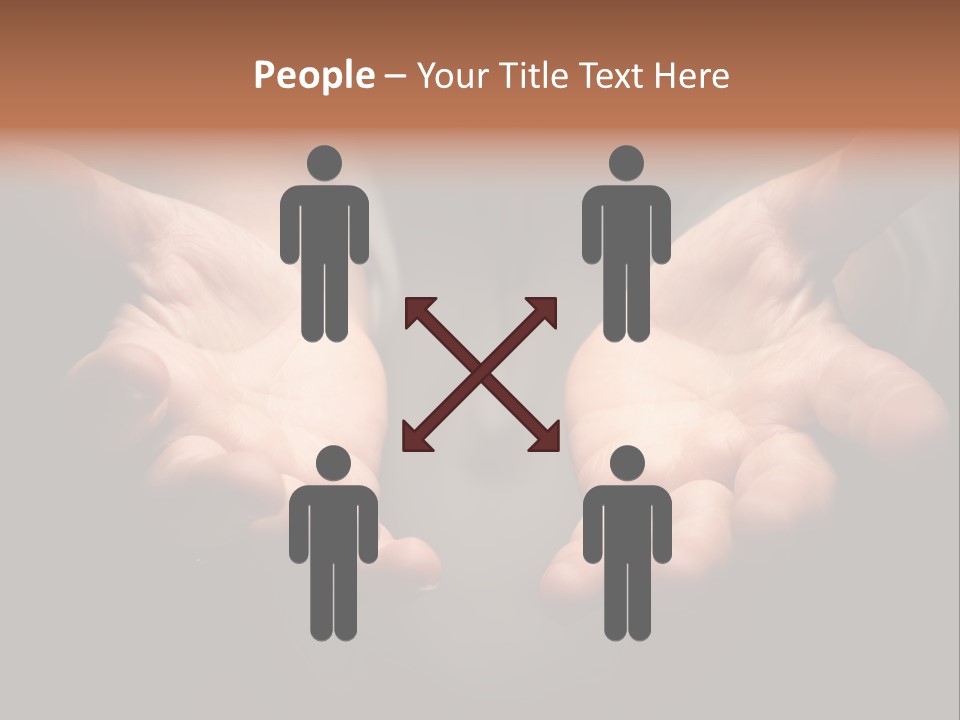 Poverty Homelessness Black PowerPoint Template