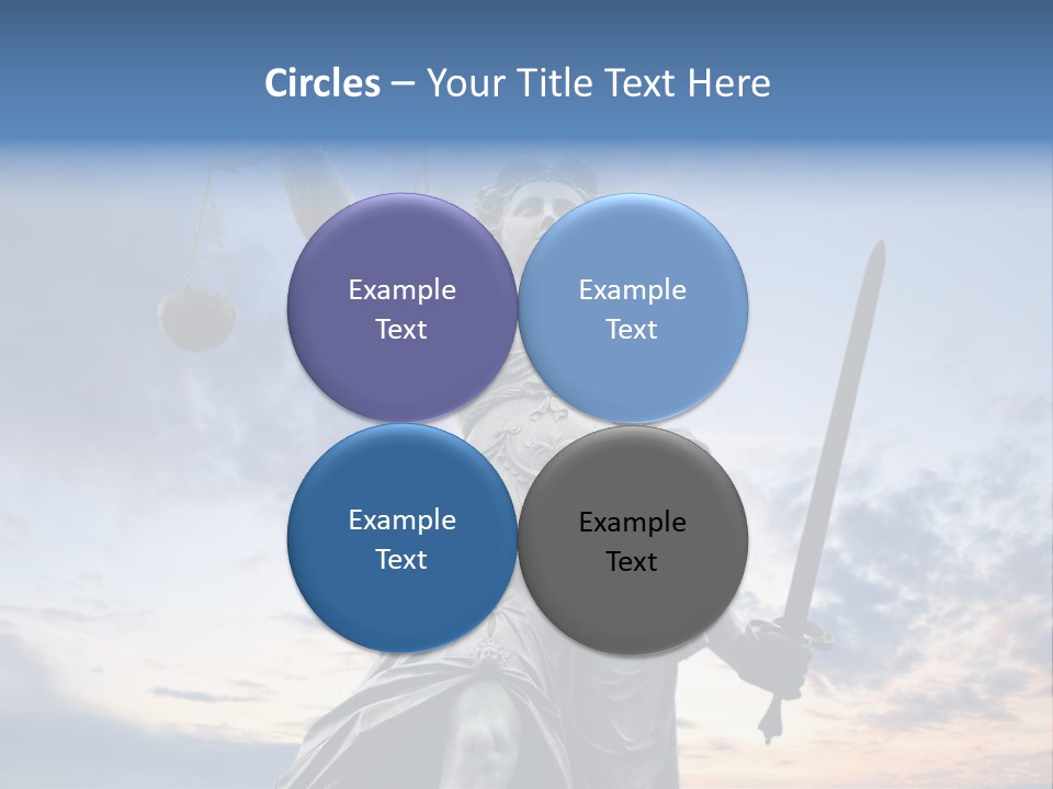 Judge Person Themis PowerPoint Template