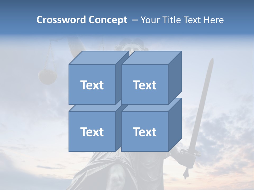 Judge Person Themis PowerPoint Template