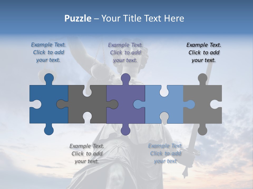 Judge Person Themis PowerPoint Template