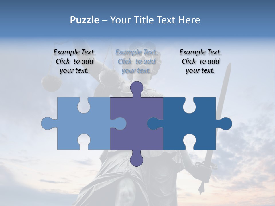 Judge Person Themis PowerPoint Template