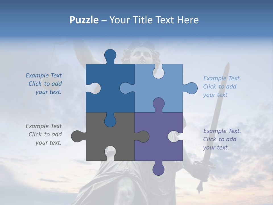 Judge Person Themis PowerPoint Template