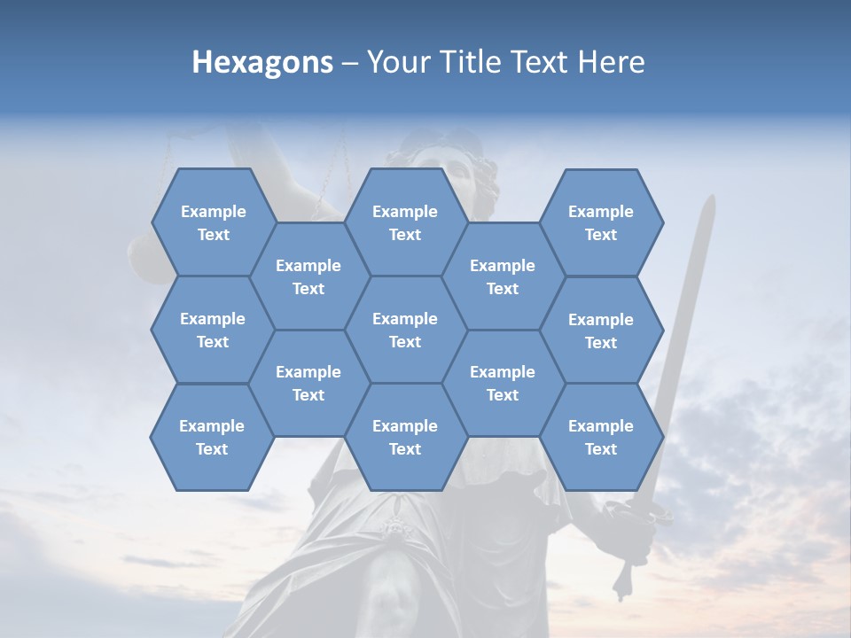 Judge Person Themis PowerPoint Template